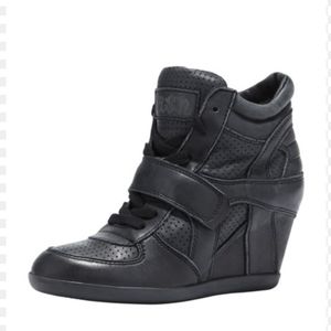 ASH Bowie Wedge Sneaker rare perforated leather